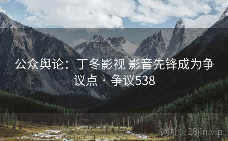 公众舆论：丁冬影视 影音先锋成为争议点 · 争议538  第2张