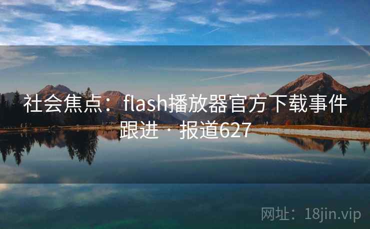 社会焦点：flash播放器官方下载事件跟进 · 报道627